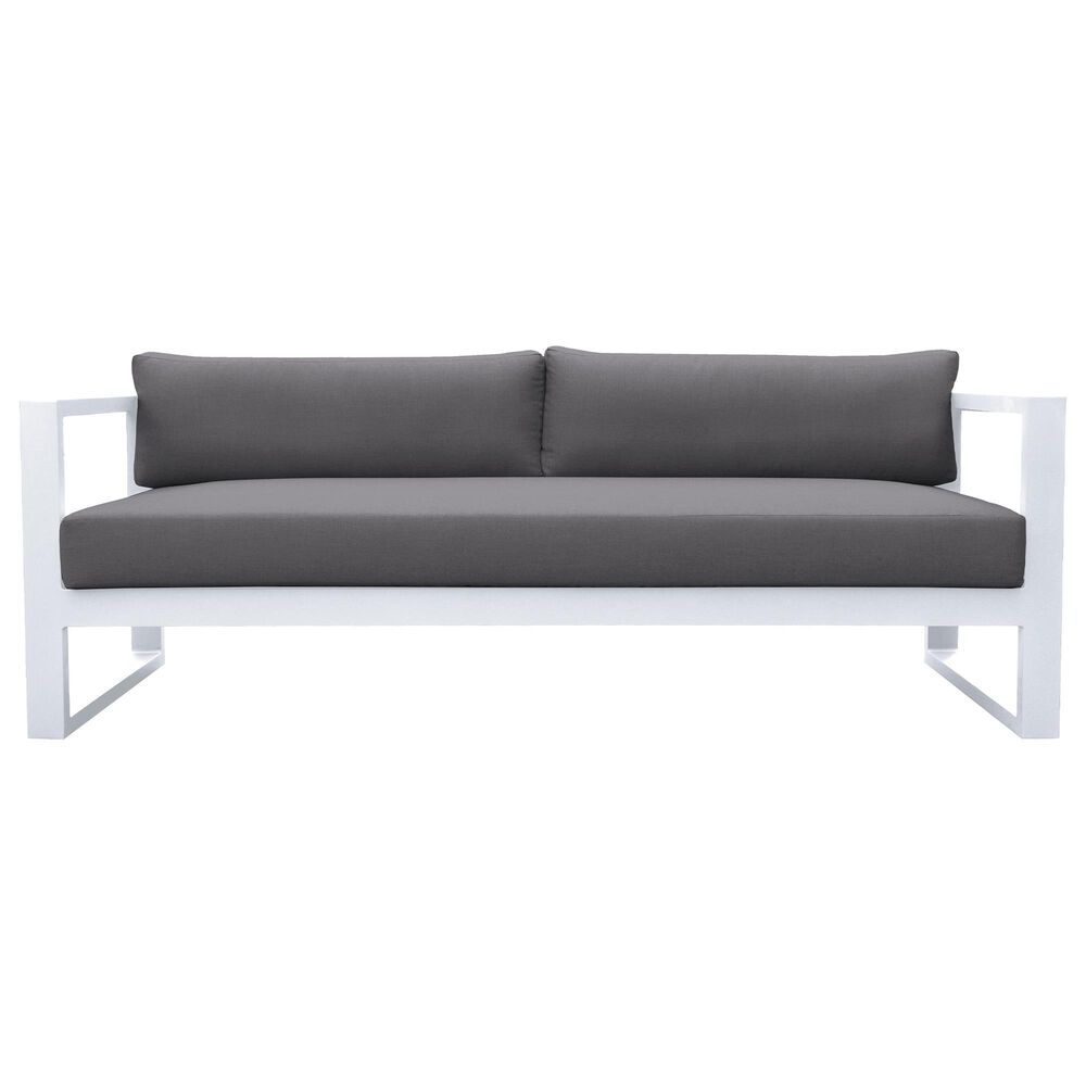 Blue River Aelani 4-Piece Patio Chat Set in White, , large