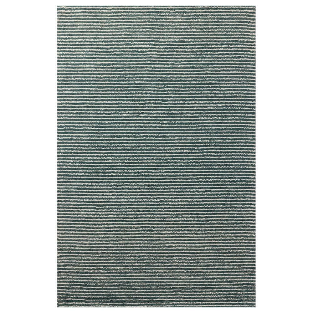 Loloi Sunday 7"9" x 9"9" Ocean and Ivory Area Rug, , large