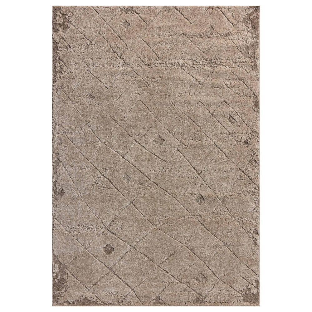Amber Lewis x Loloi Monty 4" x 6" Beige and Natural Area Rug, , large