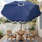 HOMLUX 10" Patio Umbrella in Dark Blue, , large