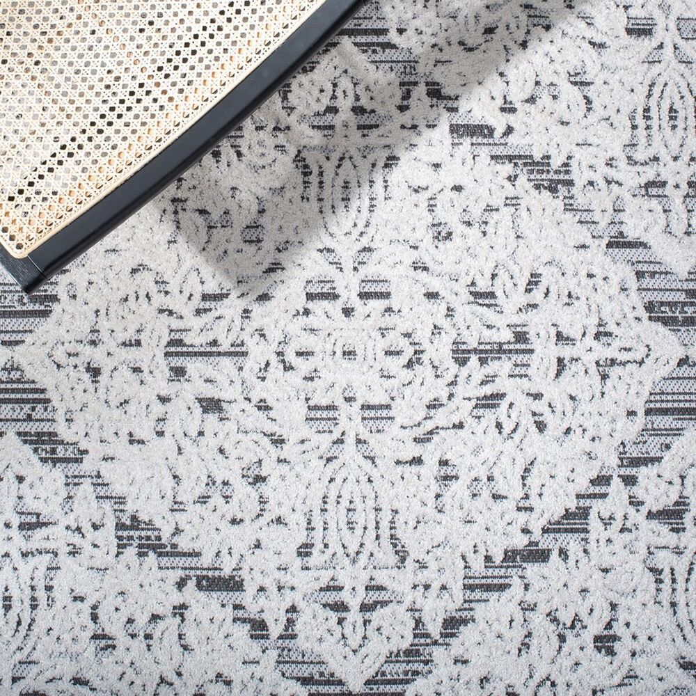 Safavieh Cabana CBN660A 3&#39; x 5&#39; Ivory and Grey Indoor/Outdoor Area Performance Rug, , large