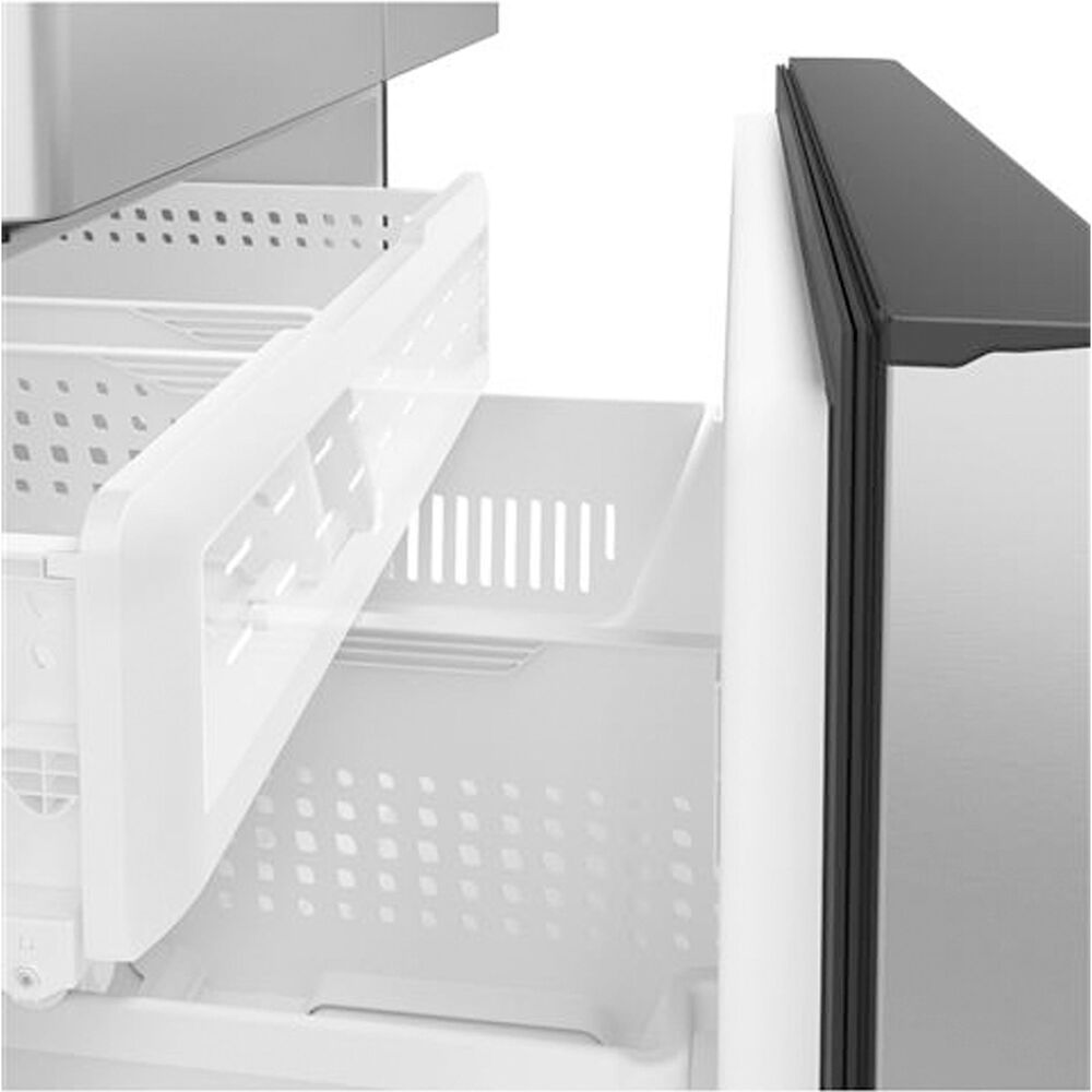 Cafe 27.8 Cu. Ft. French Door Refrigerator Energy Star with Hot Water Dispenser in Stainless Steel and Brushed Stainless Handles, , large