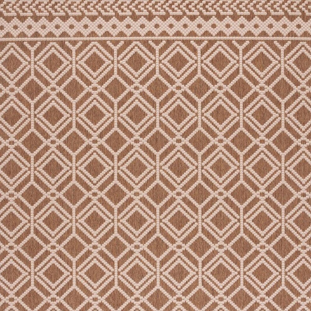 Safavieh Martha Stewart Cyprus 6&#39;7&quot; Round Camel and Beige Area Rug, , large