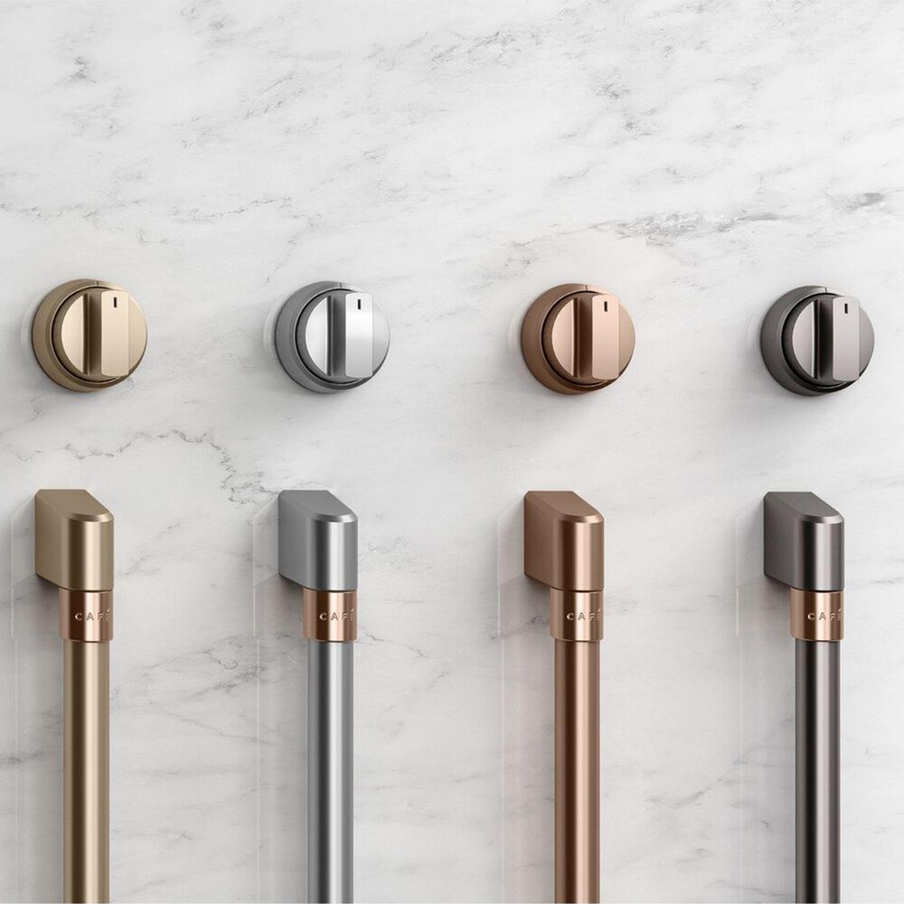 Cafe 48&quot; Handle and Knob Set for Pro Range and Rangetop in Brushed Bronze, , large