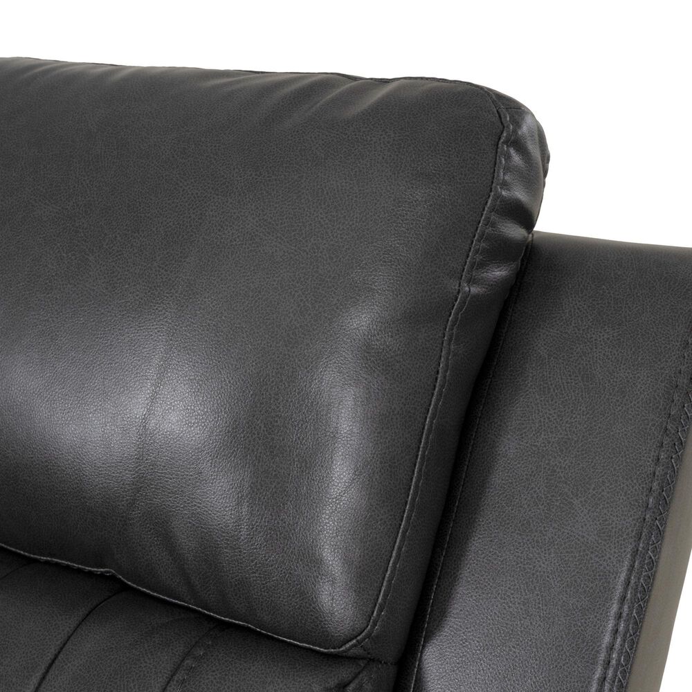 Linon Home Decor Izaiah Power Glider Recliner in Grey, , large