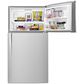 Whirlpool 21 Cu. Ft. 33" Wide Top Freezer Refrigerator in Fingerprint Resistant Stainless Steel, , large