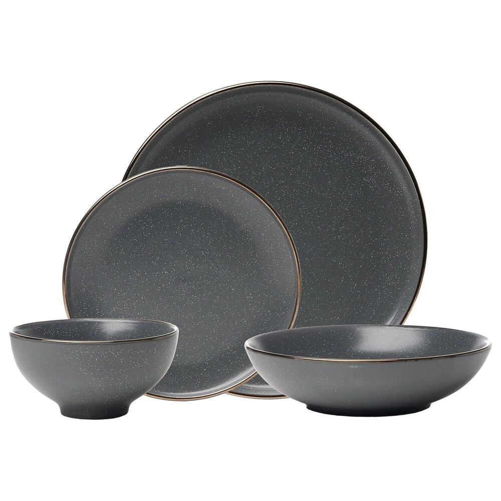 Godinger Silver Beaumont 16-Piece Dinnerware Set in Grey, White and Gold, , large