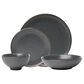 Godinger Silver Beaumont 16-Piece Dinnerware Set in Grey, White and Gold, , large