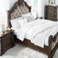 Ashley Maylee King Upholstered Bed  in Dark Brown, , large