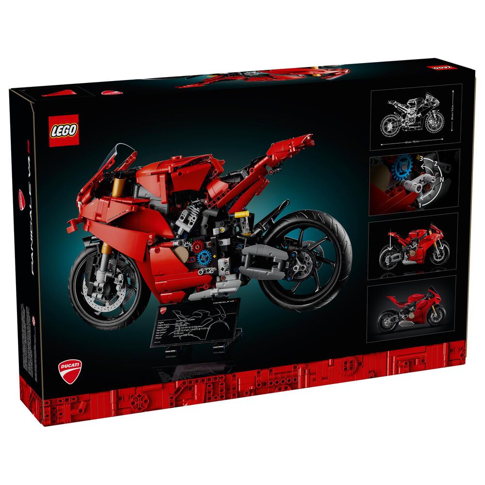 LEGO Ducati Panigale V4 S Motorcycle Building Set in Red, , large