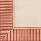 Surya Alfresco 7"3" Round Rust and Beige Indoor/Outdoor Area Rug, , large