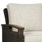 Signature Design by Ashley Paradise Trail Swivel Lounge Chair Set of 2 in Medium Brown, , large