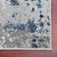 Amer Rugs Montana 2" x 3" Blue and Pink Area Rug, , large