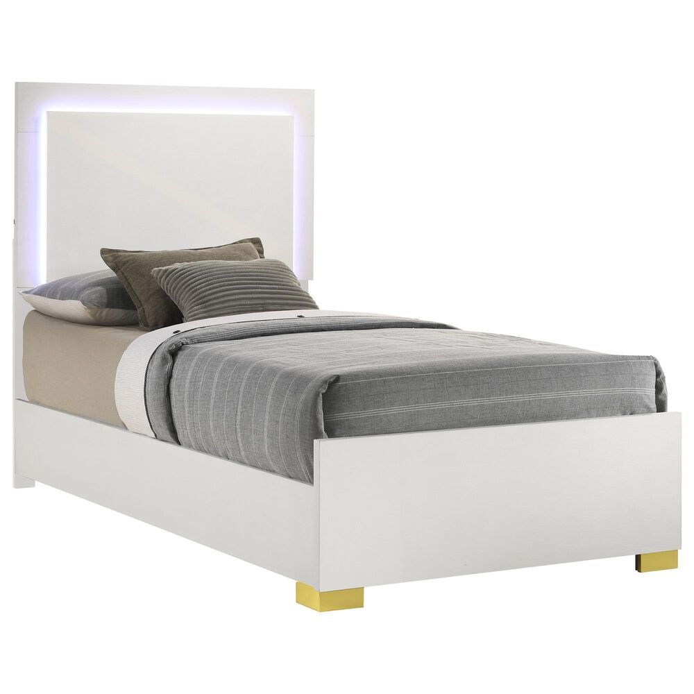 Pacific Landing Marceline Twin Bed in White, , large