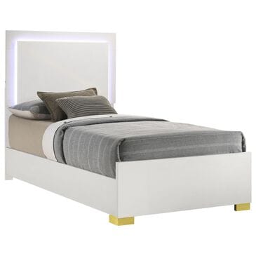 Pacific Landing Marceline Twin Bed in White, , large