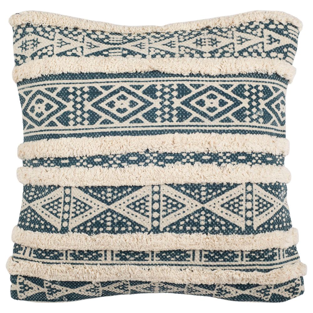 Safavieh Remmi Pillow in Teal/Beige, , large