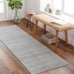 Surya Hickory 2"6" x 8" Gray, Charcoal, Light Slate and Cream Runner, , large