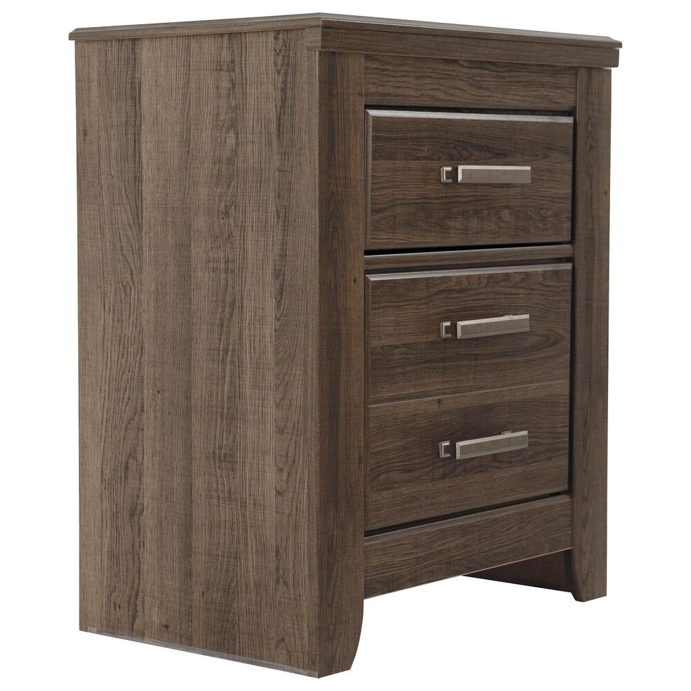 Ashley Juararo 2 Drawer Nightstand in Dark Brown, , large