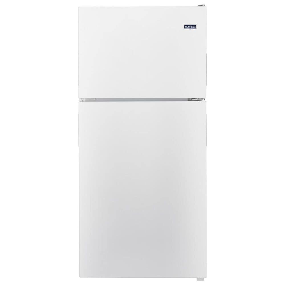Maytag 21 Cu. Ft. 33-In Wide Top Freezer with PowerCold Feature in White, , large