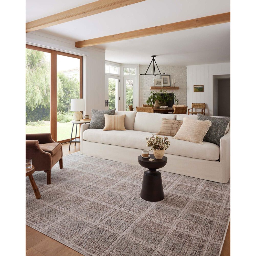 Angela Rose Ember 7&#39;10&quot; x 10&#39; Fog and Dove Area Rug, , large