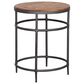Linden Boulevard Turner End Table in Natural and Black, , large