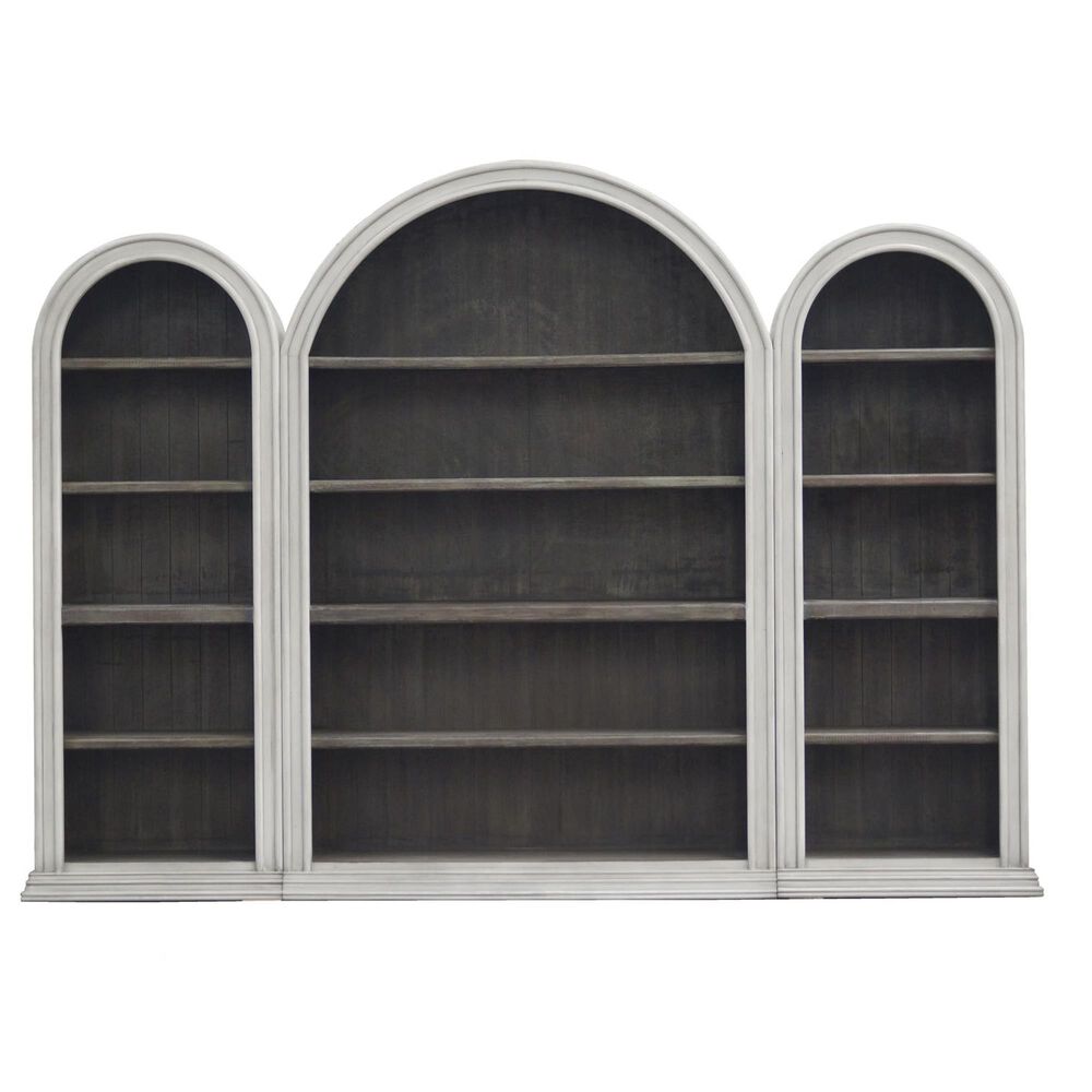 Heirloom Home Agatha Bookcase in Grey and Brown, , large