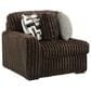 Ashley Midnight-Madness 4-Piece Reversible Sectional in Chocolate, , large