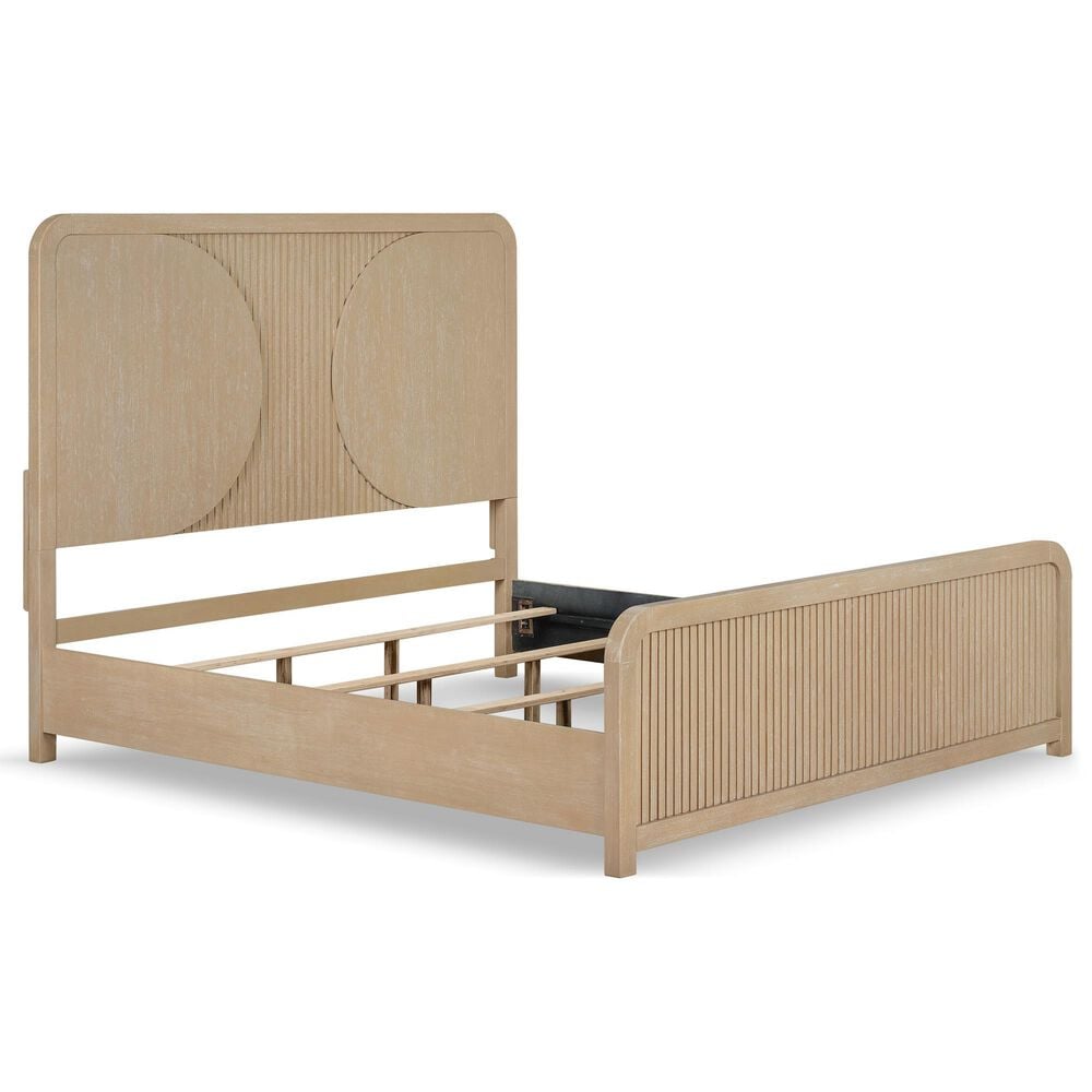 Furniture of America Tangentry Queen Panel Bed in Natural, , large