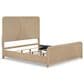 Furniture of America Tangentry Queen Panel Bed in Natural, , large
