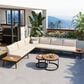 HOMLUX 6-Piece Outdoor Sectional Set in Beige, , large