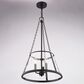 Vaxcel Rochester 3-Light Pendant in Matte Black, , large