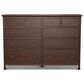 Archbold Furniture Heritage 10 Drawer Dresser Only in Brown Mahogany, , large