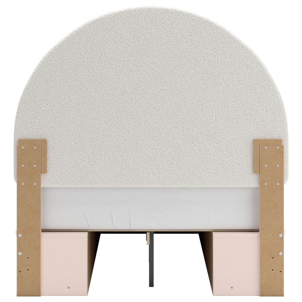 Ashley Wistenpine Full Upholstered Panel Bed with 2 Storage Units, , large