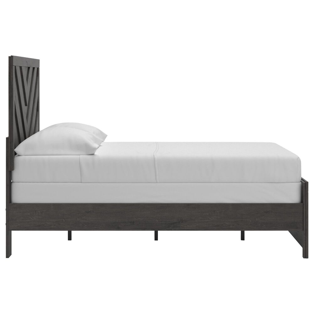 Ashley Prendonea 4-Piece Full Bedroom Set in Dark Charcoal, , large
