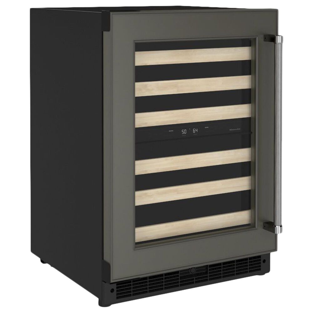 KitchenAid 24&quot; Undercounter Wine Cellar with Wood-Front Racks and Left Hinge - Panel Sold Separately, , large