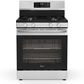 Midea 6.1 Cu. Ft. 4-Burner Freestanding Gas Range with Steam Cleaning in Stainless Steel, , large