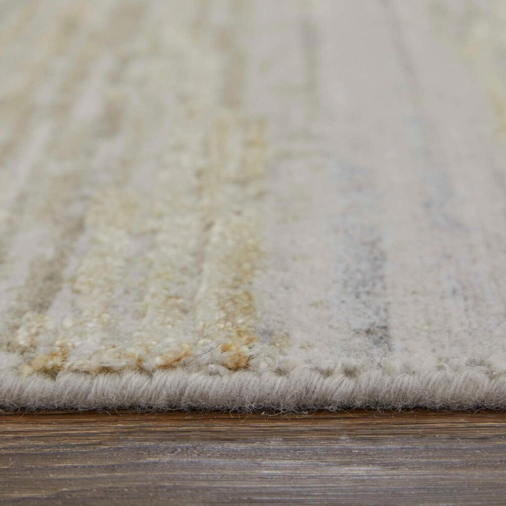 Feizy Eastfield 69FTF 3&#39; x 5&#39; Gold and Ivory Area Rug, , large