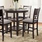Ashley Langwest 5-Piece Counter Height Dining Set in Cherry Brown, , large