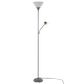 Grandview Gallery Dual Shade Floor Lamp in Silver, , large