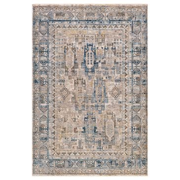 Surya Mirabel MBE-2302 10" x 14" Navy, Denim, Cream, Brown, Saffron, Taupe and Gray Area Rug, , large