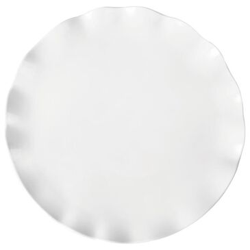 Supreme 16" Melamine Round Serving Large Platter in White, , large