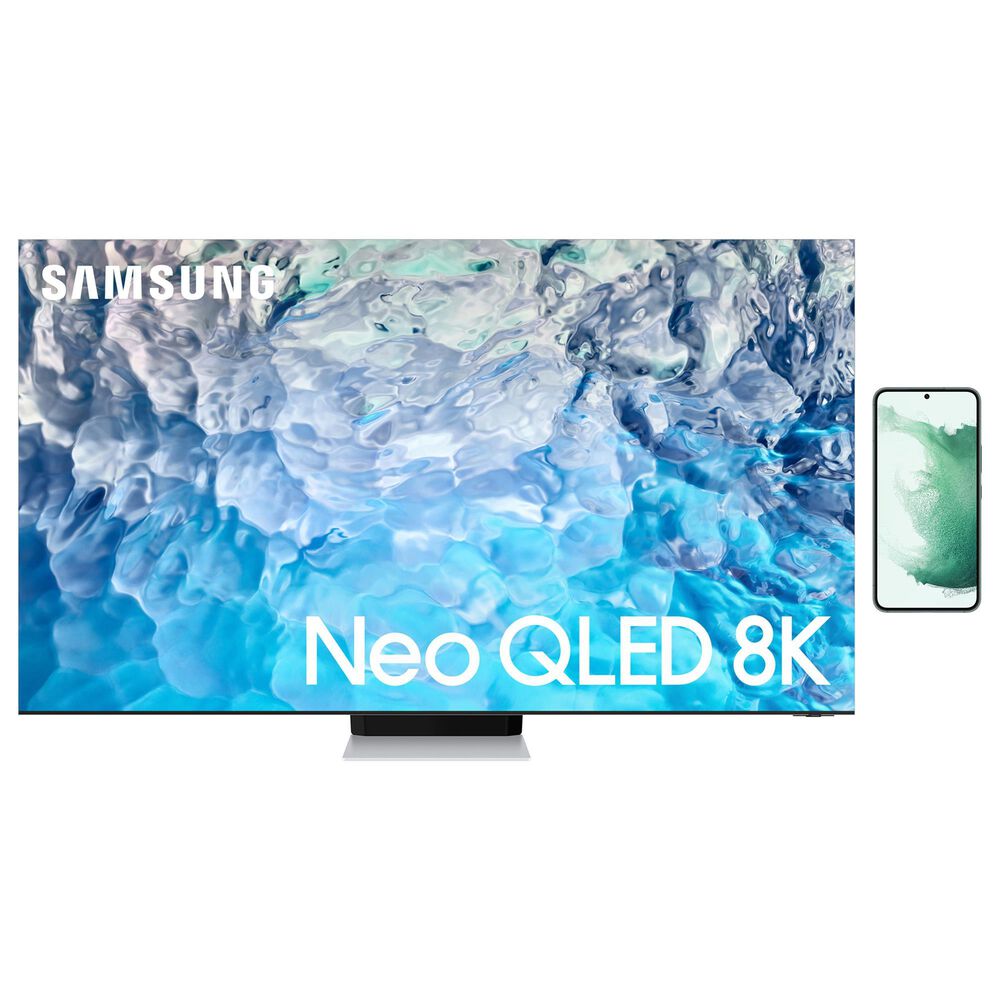 Samsung 85" Class QN900B 8K Neo QLED - Smart TV with Galaxy S22 128GB - Unlocked in Green, , large