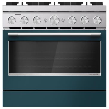 KitchenAid 36" Commercial-Style Dual Fuel Range in Agave, , large