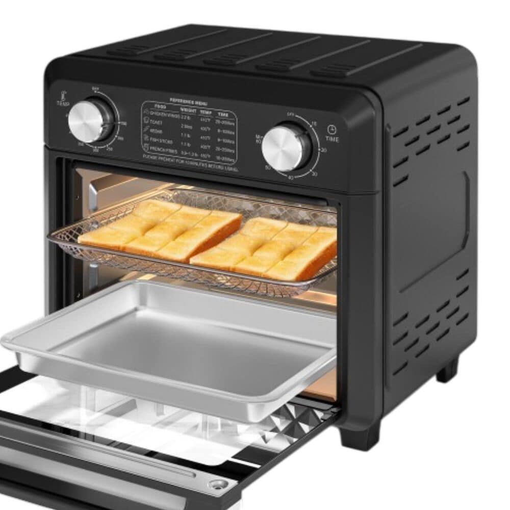 HOMLUX 12.5 Qt 7-In-1 Convection Toaster Oven in Black, , large