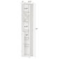 Timberlake Hastings Home Bathroom Linen Cabinet in White, , large