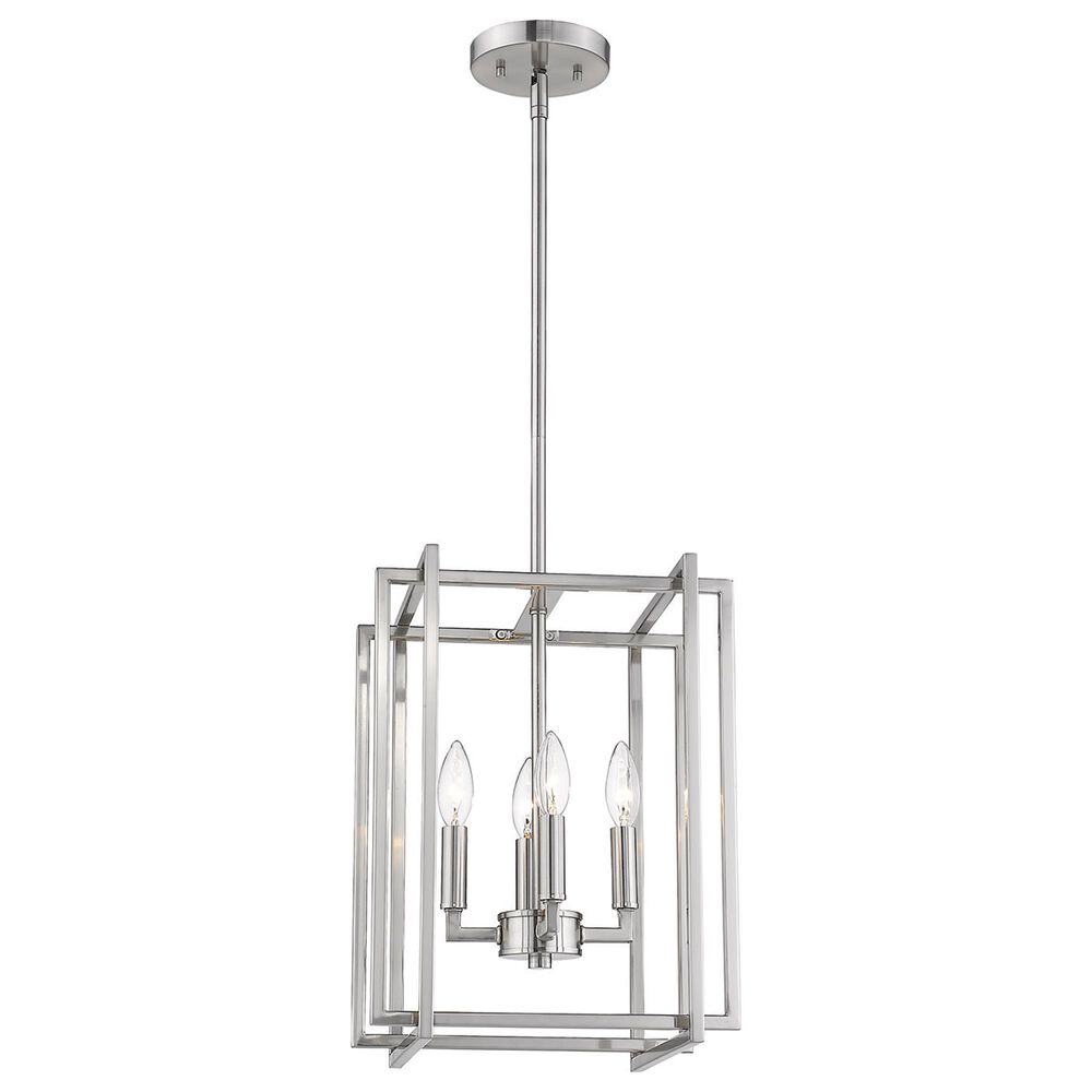Golden Lighting Tribeca 4-Light Chandelier in Pewter, , large