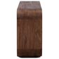 Blue Sun Designs Gaetan 79" Horizontal Bookcase in Medium Brown, , large