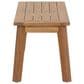 Ashley Janiyah Patio Dining Bench in Light Brown, , large