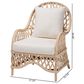 Baxton Studio Florence Arm Chair in Neutral, , large