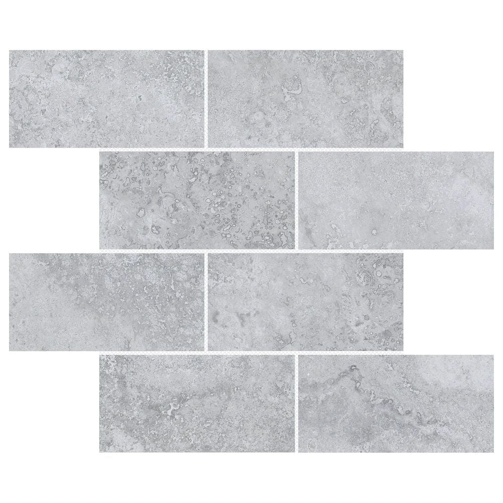 Emser Daroca Zilla 3" x 6" on 12" x 12" Porcelain Mosaic Sheet, , large